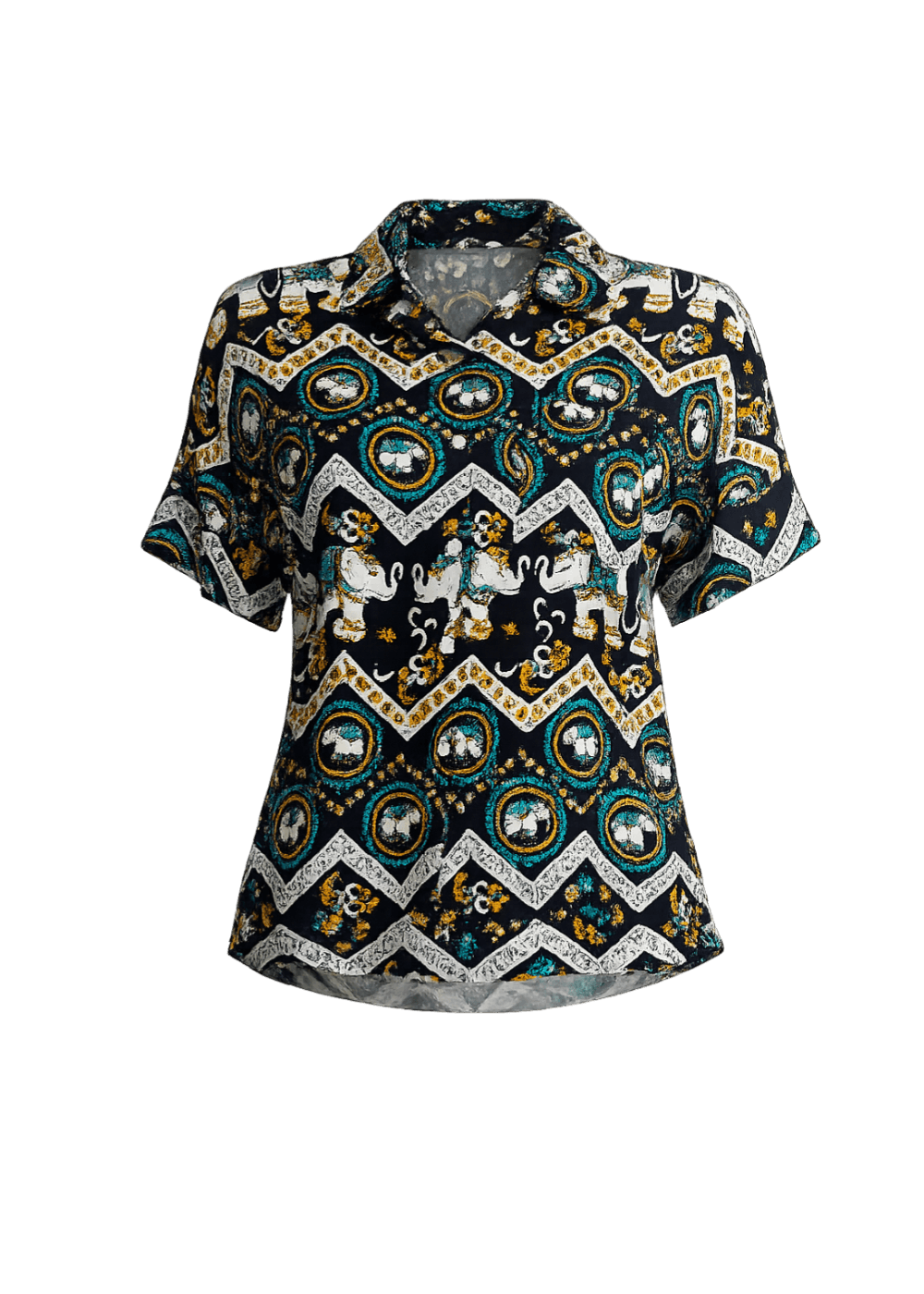 Tendenza Oversized Printed Shirt