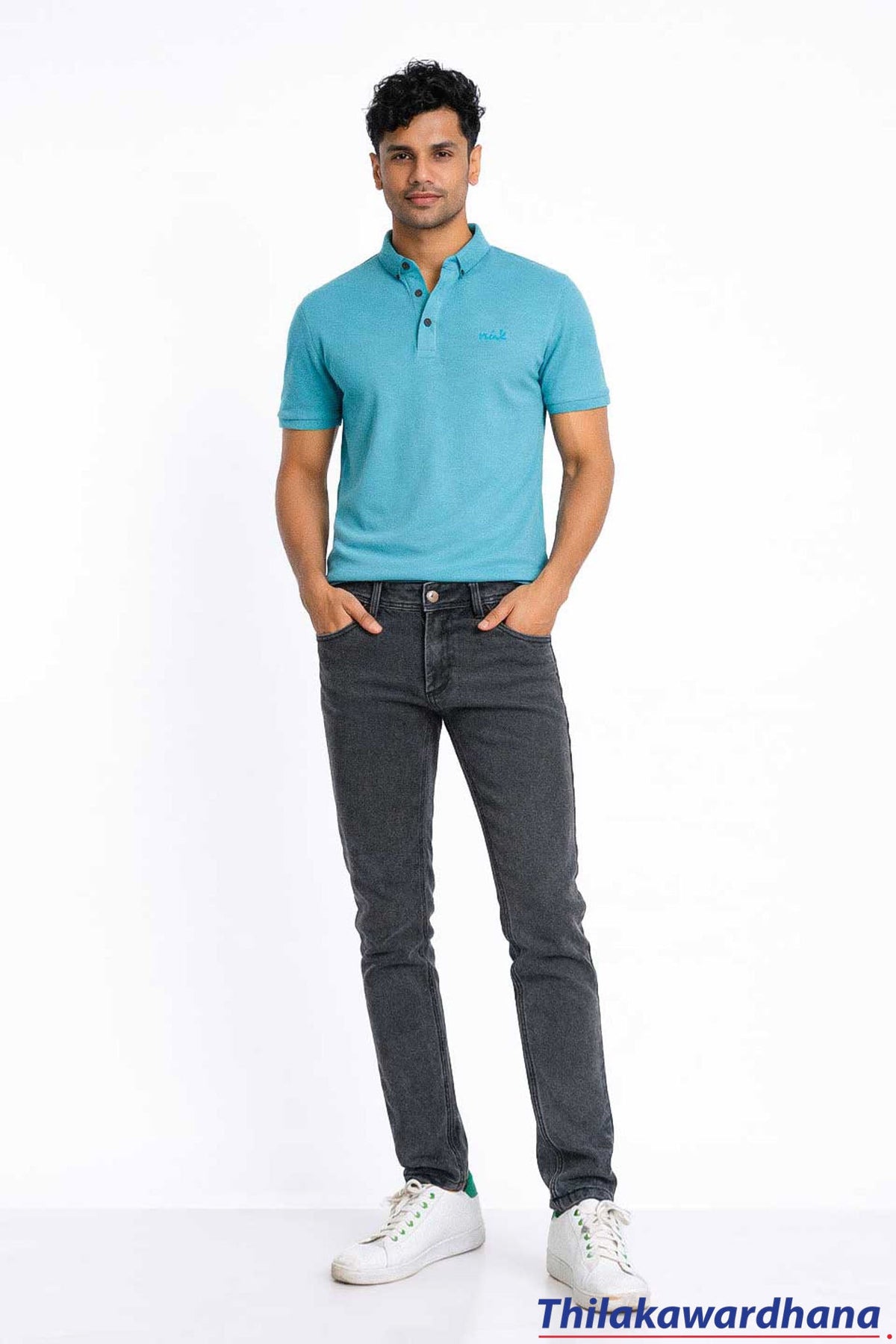 Men's Mid Washed Slim Fit Jean