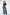 TESSA Light Indigo Tool Detailed Wide Leg Denim