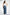 TESSA Light Indigo Front Seam Wide Leg Denim