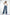 TESSA Light Indigo Front Seam Wide Leg Denim