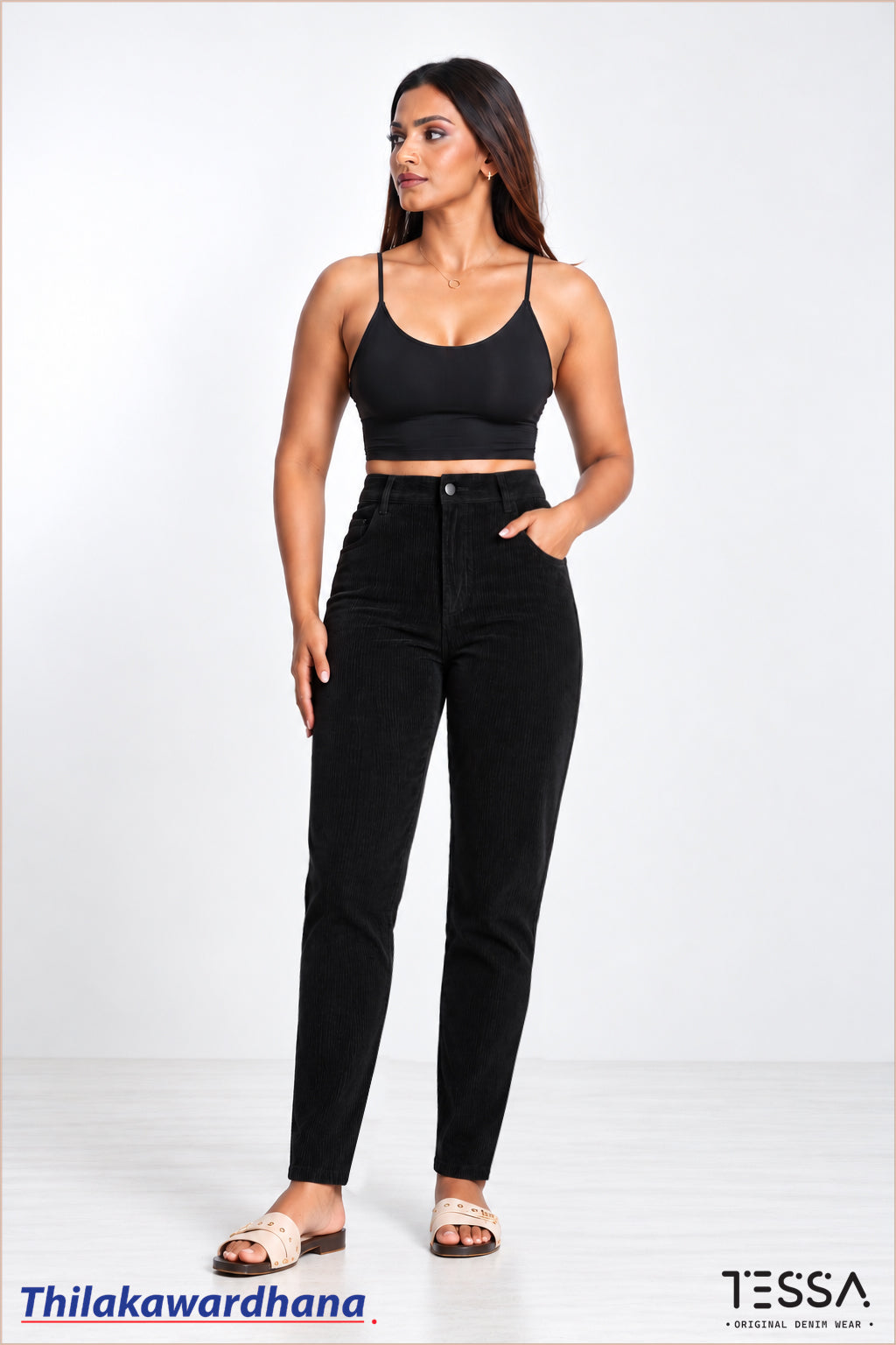TESSA – NOVA Slim Fit Corduroy Pant