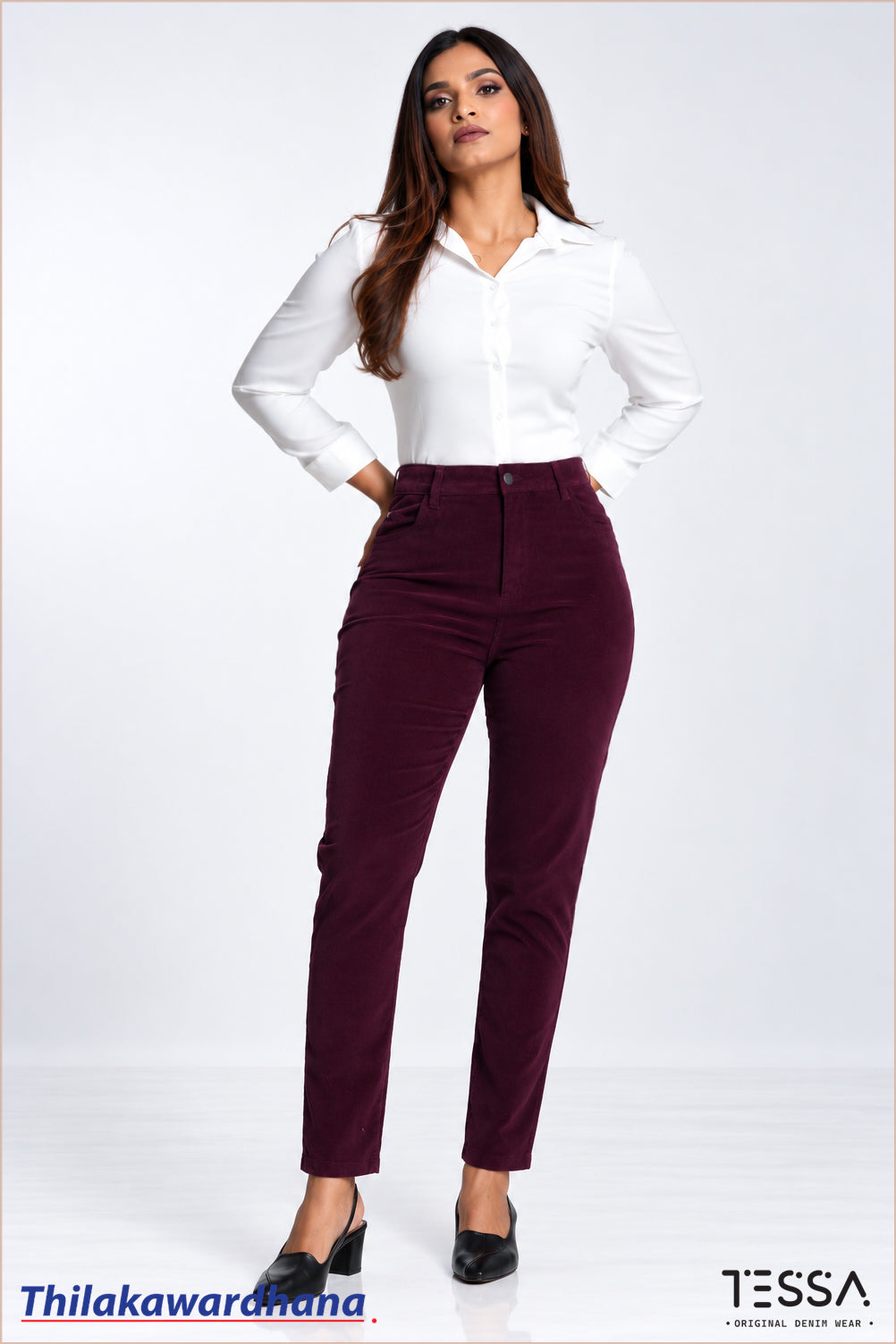TESSA – NOVA Slim Fit Corduroy Pant