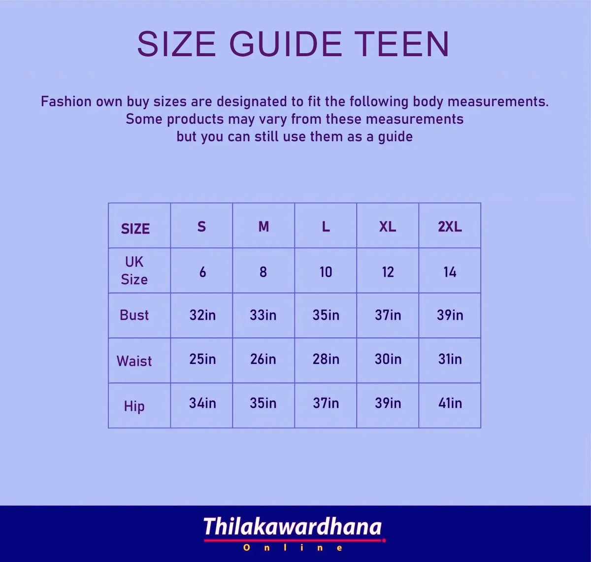 Size Guide